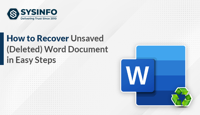 recover unsaved Word document