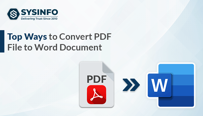 Convert PDF File to Word Document