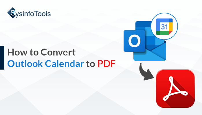 Convert Outlook Calendar to PDF