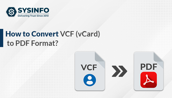 convert VCF to PDF