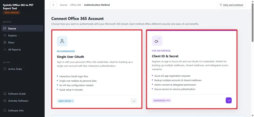 Sign In using Single User OAuth