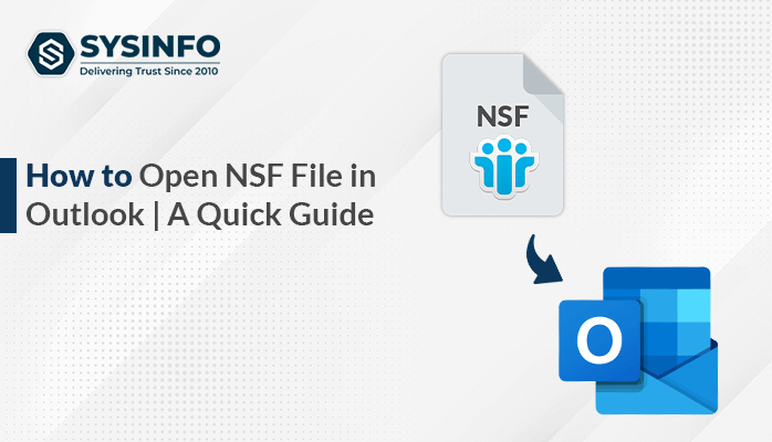 Open NSF File in Outlook