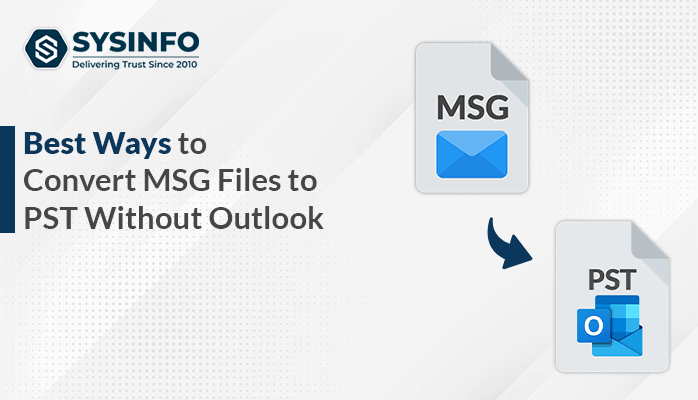 convert MSG files to PST
