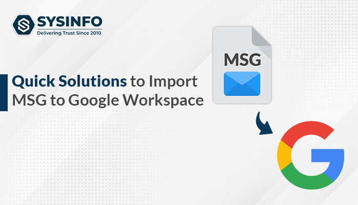 import MSG to Google Workspace