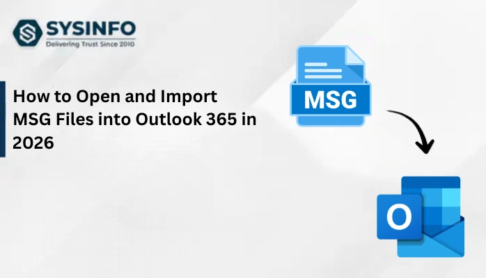 Import MSG to Outlook 365
