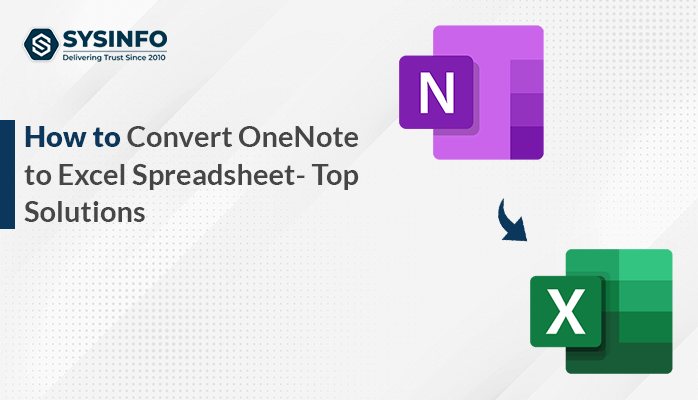 Convert OneNote to Excel