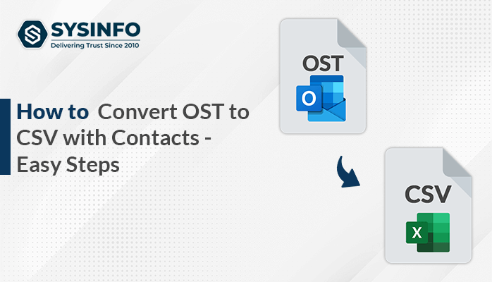convert OST to CSV