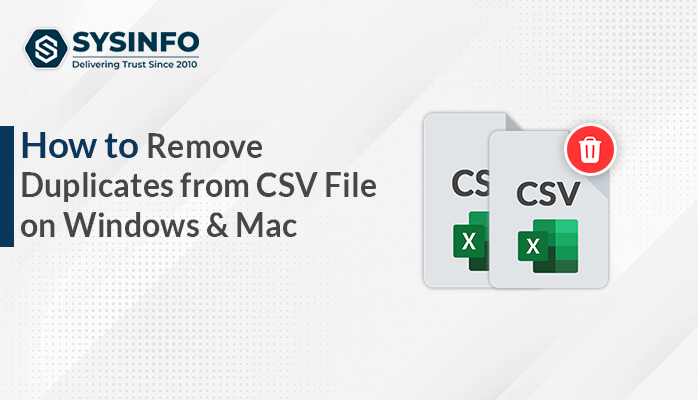 remove duplicates from CSV file