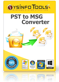 PST to MSG Converter box