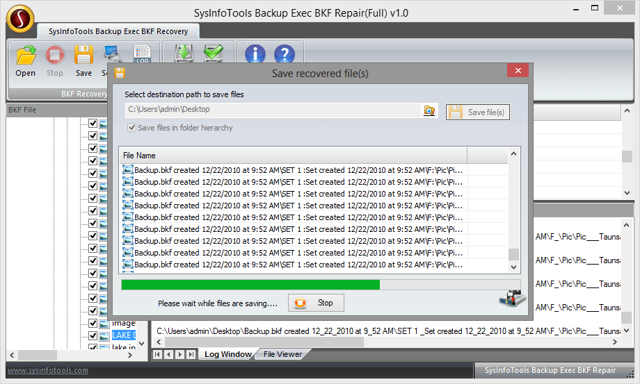 Advanced Backup Exec BKF Repair Tool Repair BKF Files