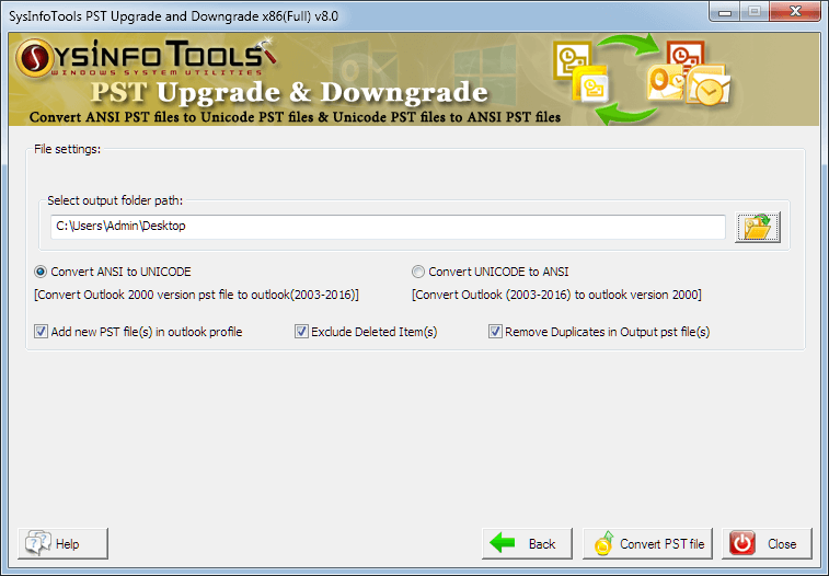 PST upgrade and downgrade software