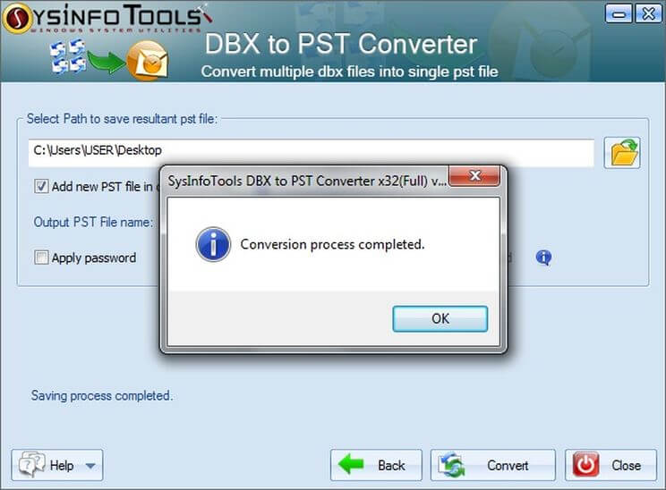 DBX to PST Converter Step 4