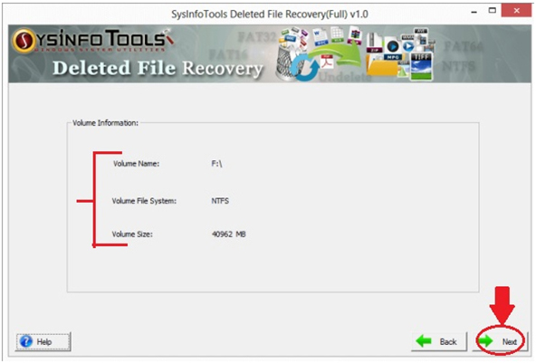Deleted File Recovery step2