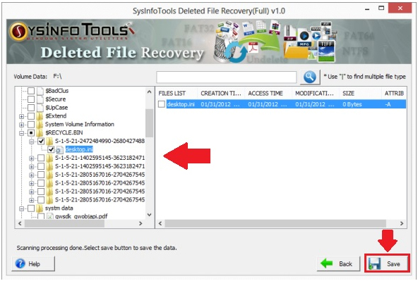 Deleted File Recovery step5