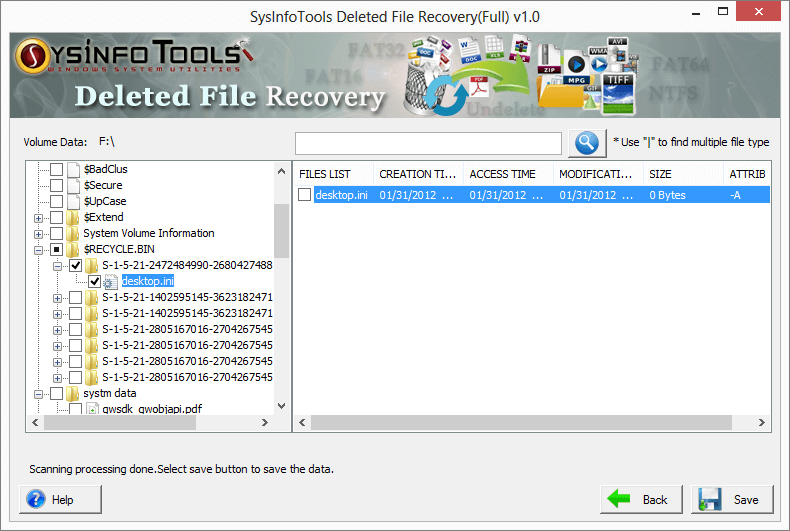Deleted File Recovery Step 5