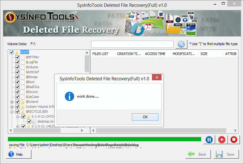 Deleted File Recovery Step 7