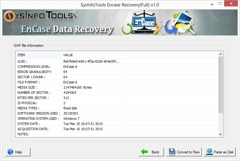 EnCase Data Recovery Step 2