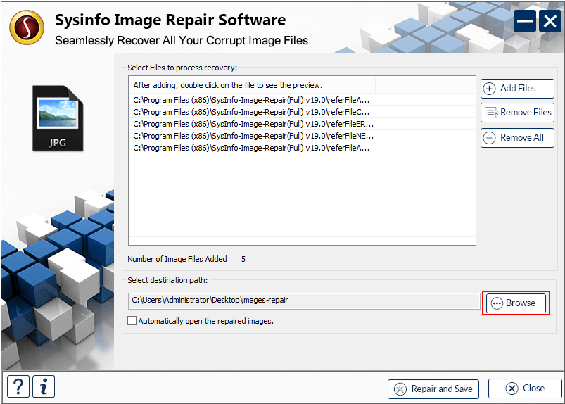 Image Recovery step6