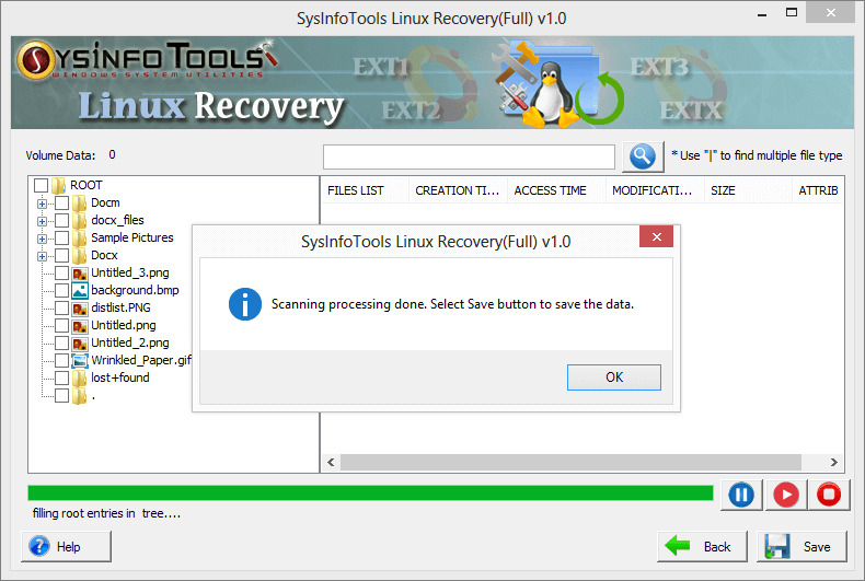 Linux Data Recovery Step 5