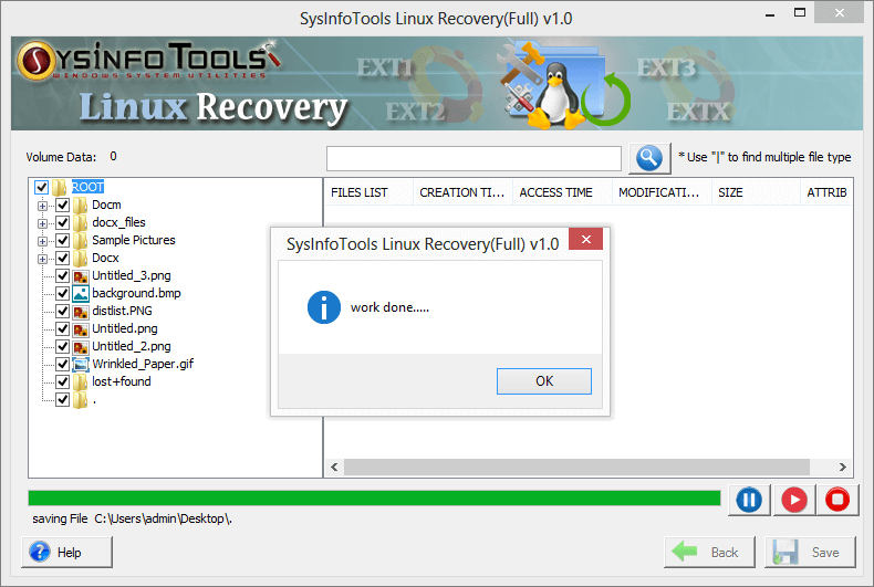 Linux Data Recovery Step 7