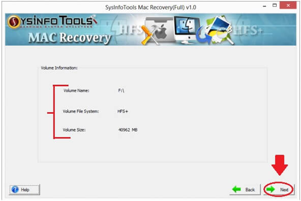 Mac Data Recovery step2