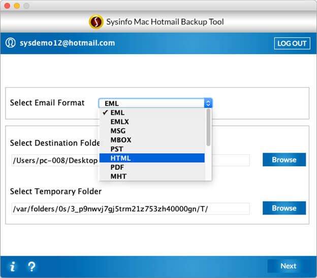 Mac Gmail Backup Step 2