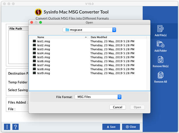 Mac MSG Converter Step 2