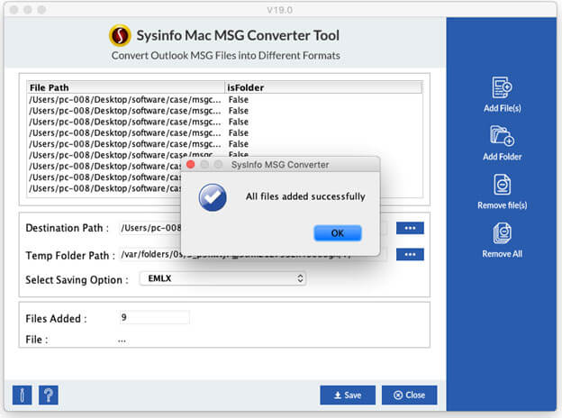 Mac MSG Converter Step 3