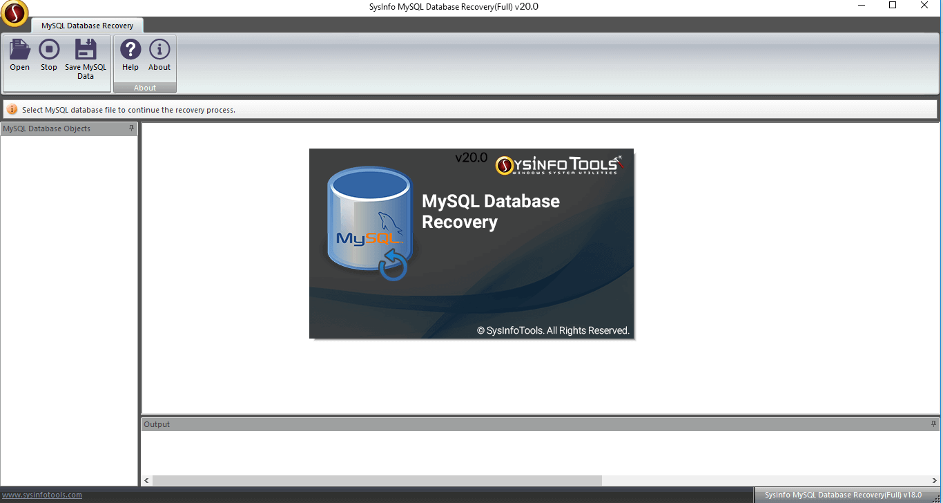 SQL Database Recovery Step 1
