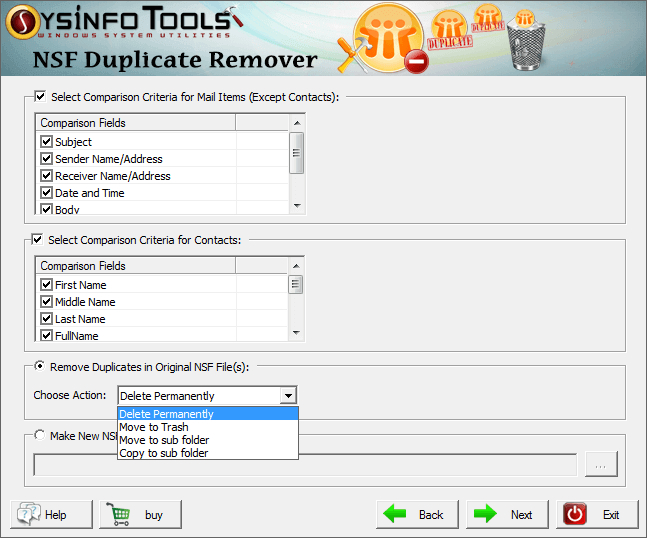 NSF Duplicate Remover Step 5