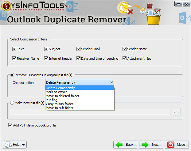 outlook-duplicate-remover Step 4