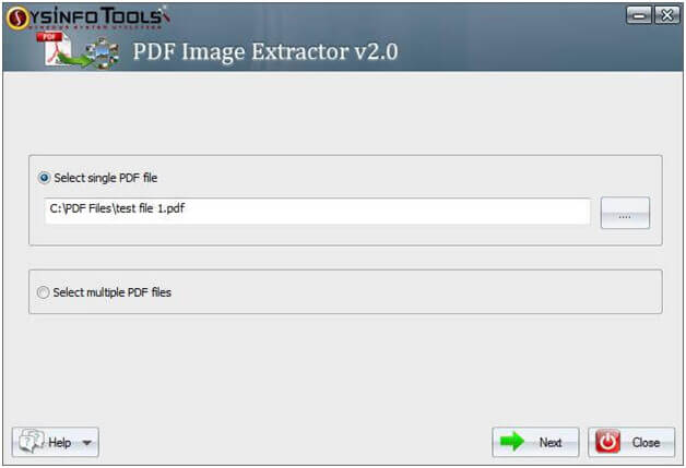 PDF Image Extractor Step 1