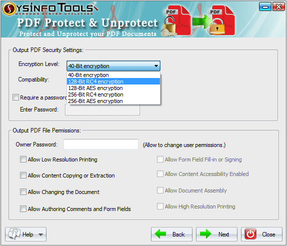 PDF Protect and Unprotect Step 4