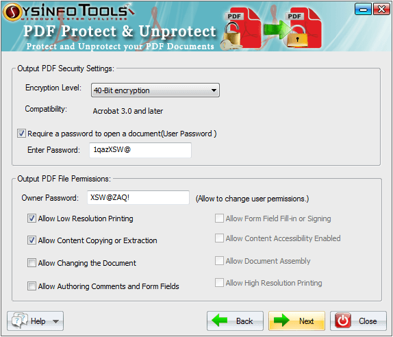 PDF Protect and Unprotect Step 5