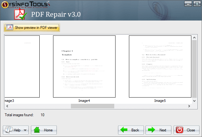 PDF Recovery Step 4