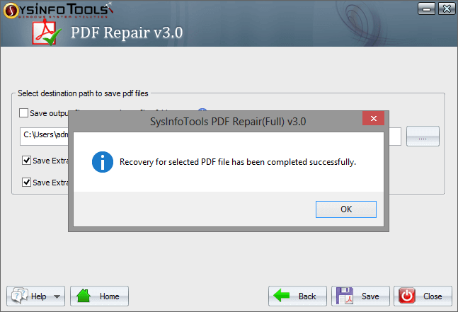 PDF Recovery Step 7