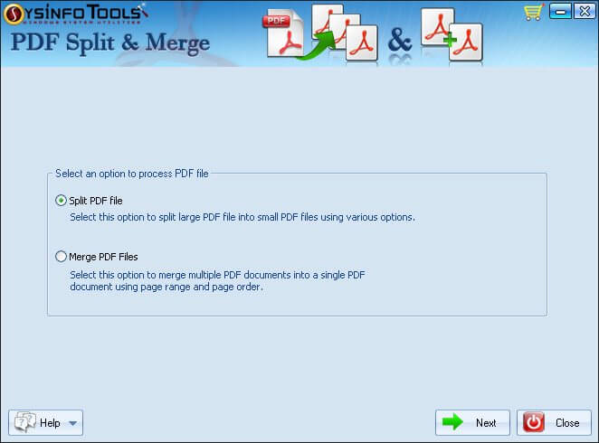 PDF Split and Merge Step 1