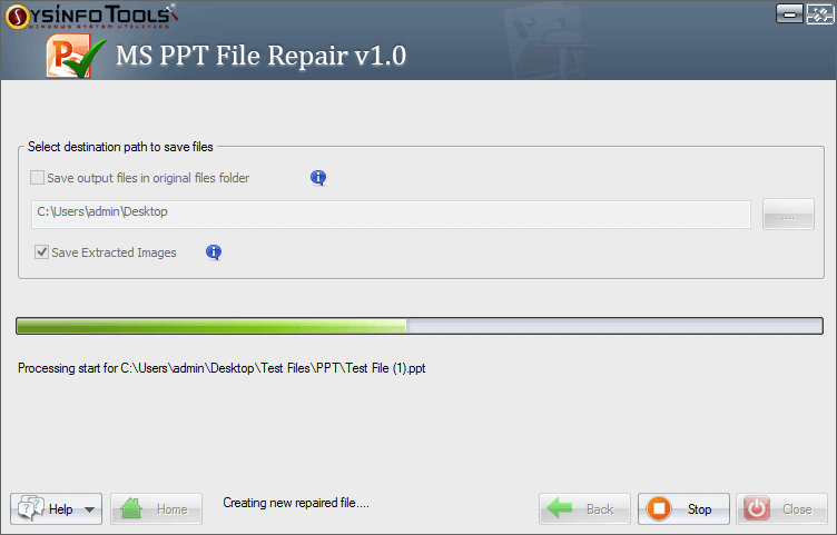 PPT File Repair Step 7