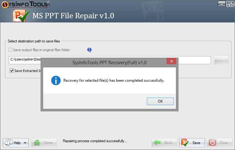 PPT File Repair Step 8