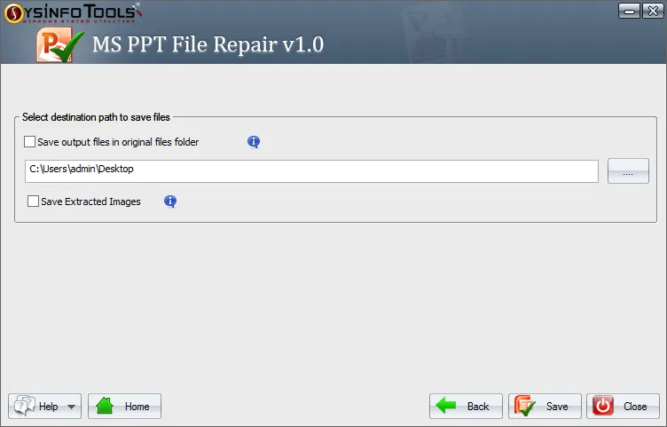 Recover PowerPoint File using PPTX Recovery Tool - SysInfoTools