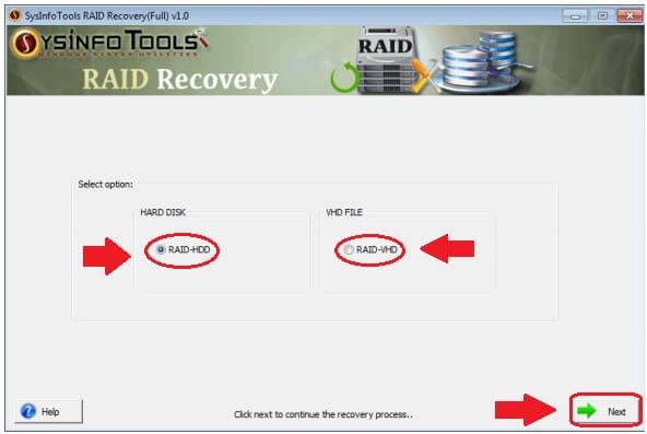 RAID Recovery step1