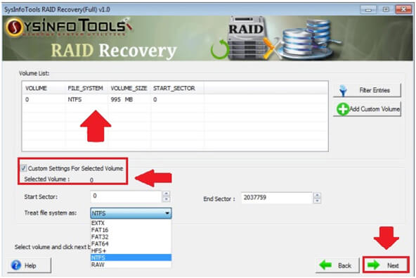 RAID Recovery step5