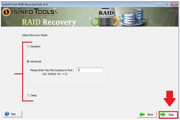 RAID Recovery step6