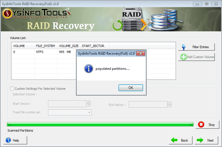 RAID Recovery Step 4