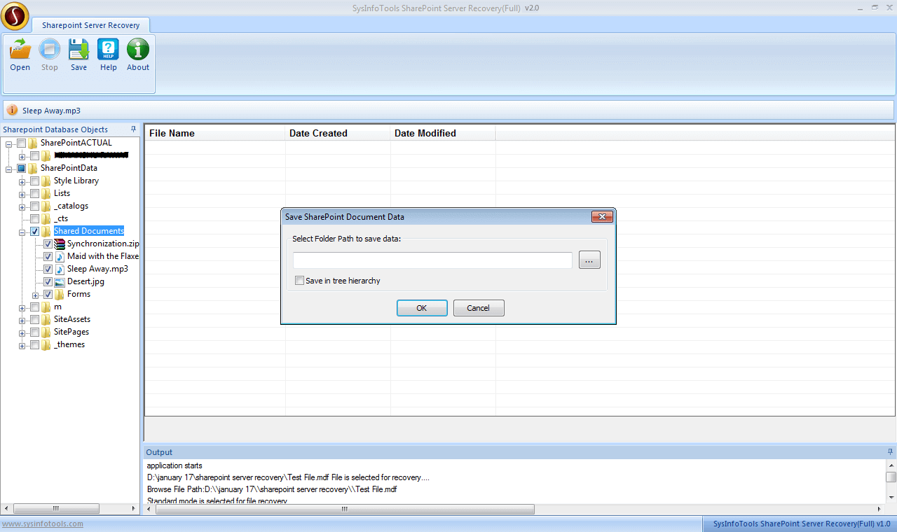 SharePoint Server Recovery Step 6