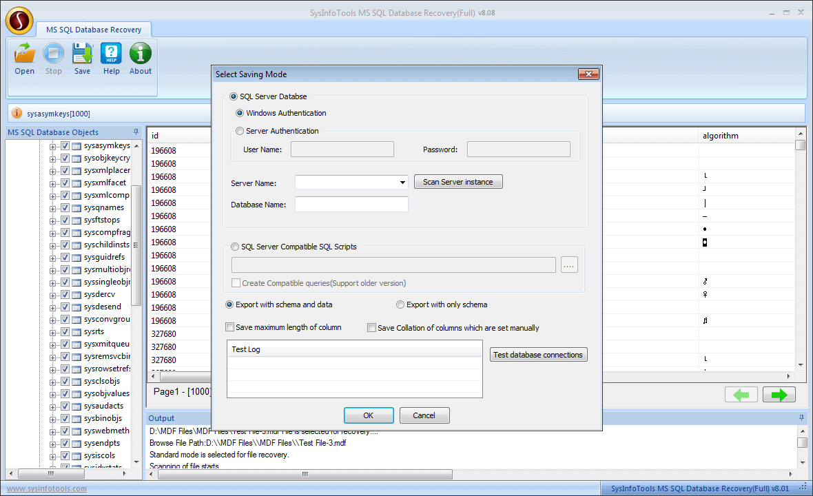 MS SQL Database Recovery Step 7
