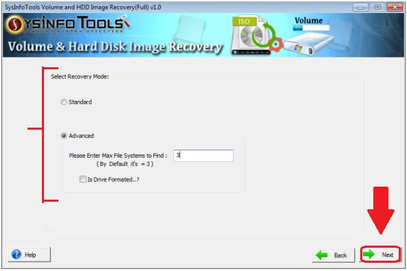 Volume and HDD Image Recovery step5