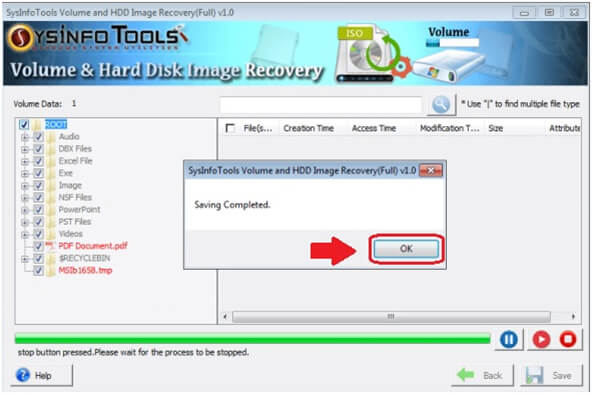 Volume and HDD Image Recovery step8