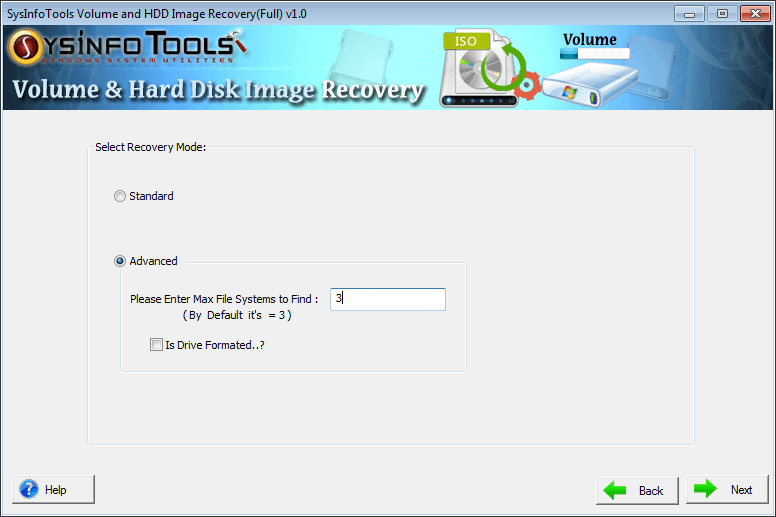 Volume and HDD Image Recovery Step 5