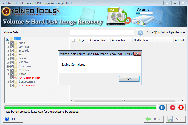 Volume and HDD Image Recovery Step 8